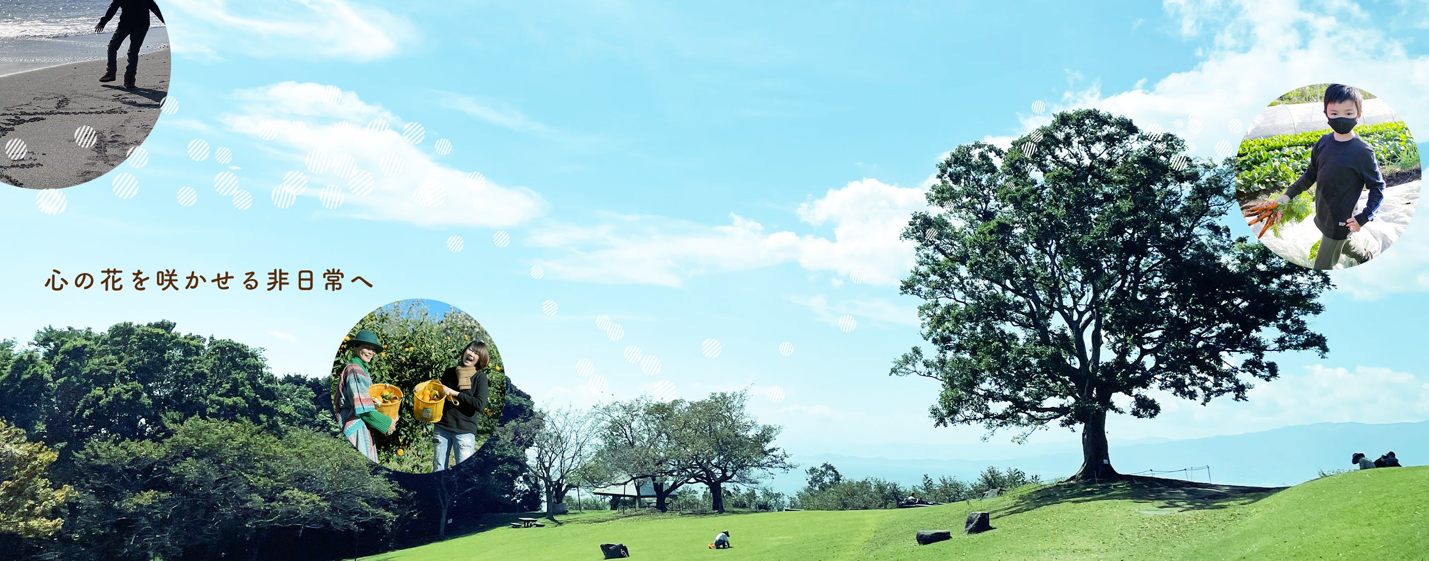 心の花を咲かせる非日常へ