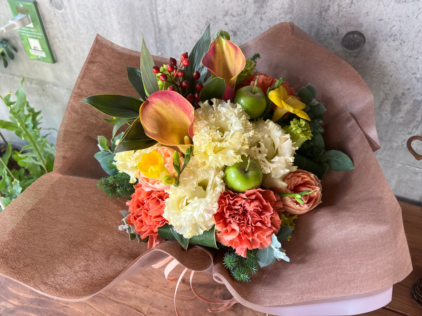 ペット用フラワーギフト　お供えアレンジメントL H-1