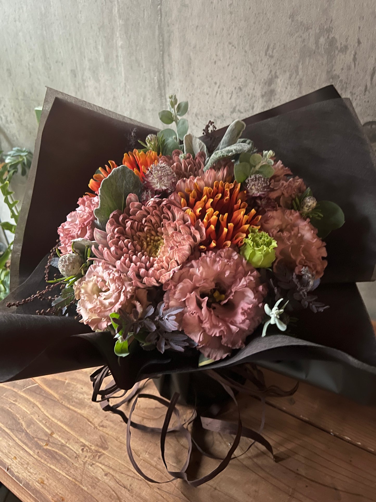 ペット用フラワーギフト　お供えアレンジメントLL G-1