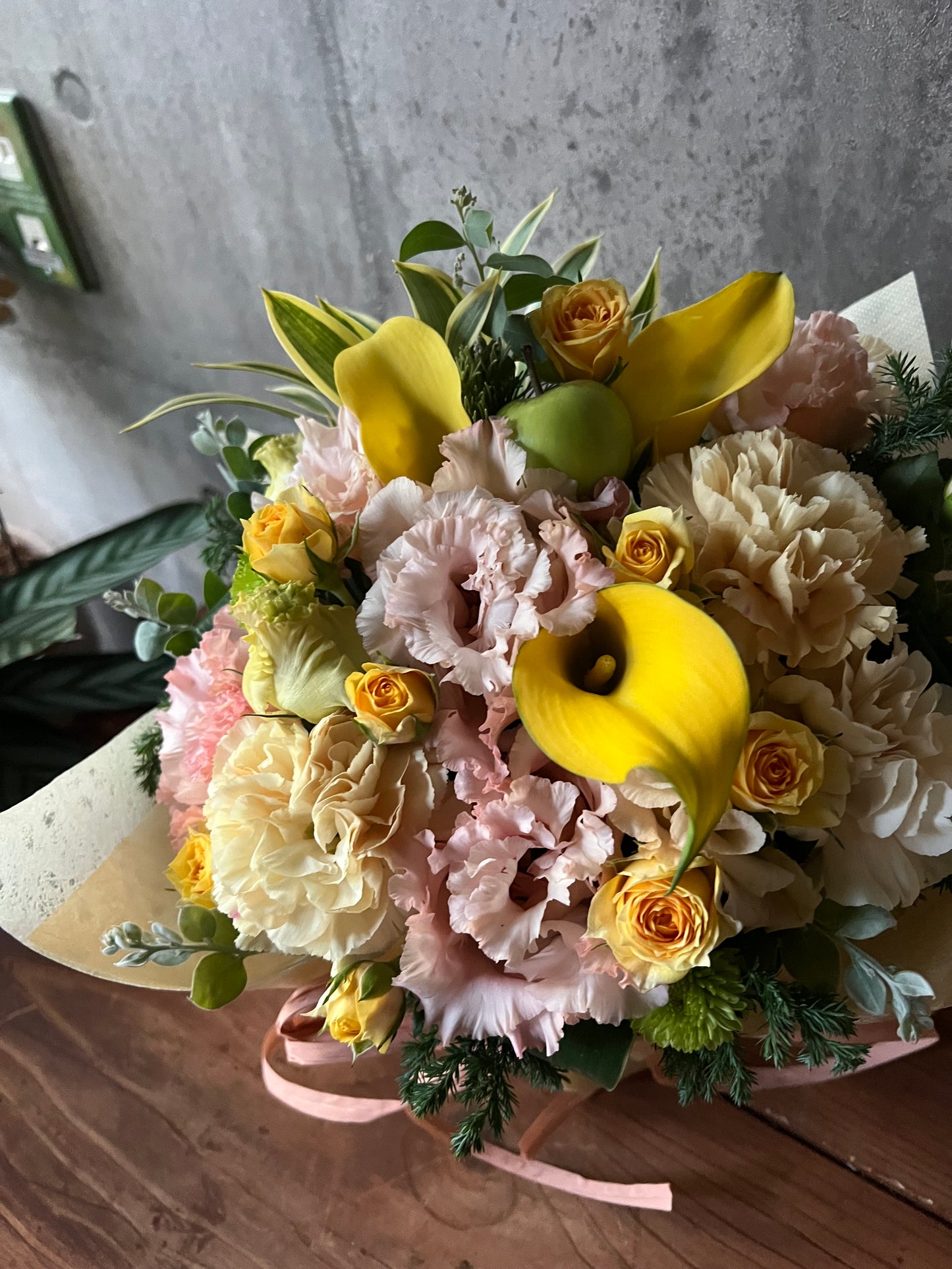 ペット用フラワーギフト　お供えアレンジメントL B-1　